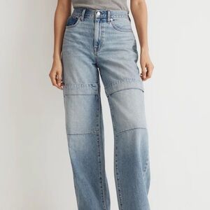 Madewell Blue Denim Superwide-Leg Jeans